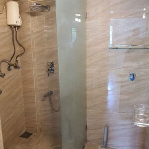 Bathroom in 1 BHK Apartment at Iris CHS, Kasarvadavali – for Rent