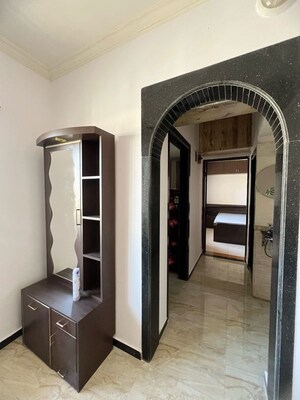 Building Lobby in 1 BHK Apartment at Soham Parijat Gardens, Ghodbunder Road – for Rent