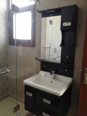 Bathroom in 3 BHK Builder Floor at Anand Niketan – for Rent