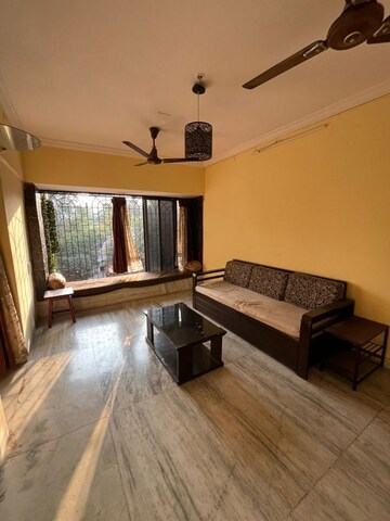 Living Room in 2 BHK Apartment at Anand Sagar Residency CHS, Khopat – for Rent