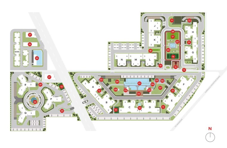 Master Plan, anant-raj-maceo 3 Bedroom 1862 Sq.Ft. Apartment In Sector 91 Gurgaon 9931680