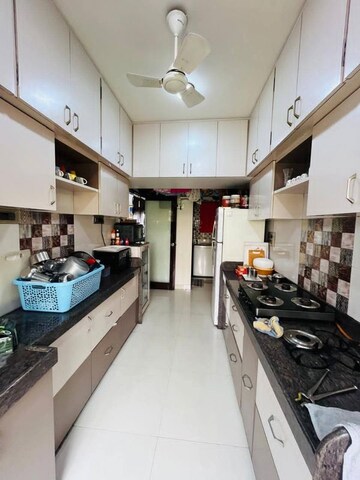 Kitchen in 1 BHK Apartment at Vasant Valley Complex, Malad East – for Rent