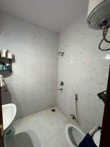 Bathroom in 5 BHK Apartment at Anand Lok – for Rent