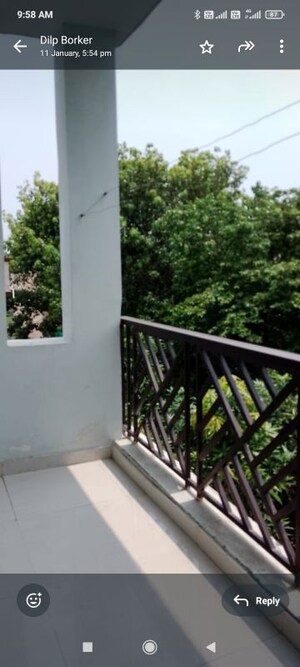 Balcony in 2 BHK Builder Floor at Relaxo Apartment, Sector 46 – for Rent