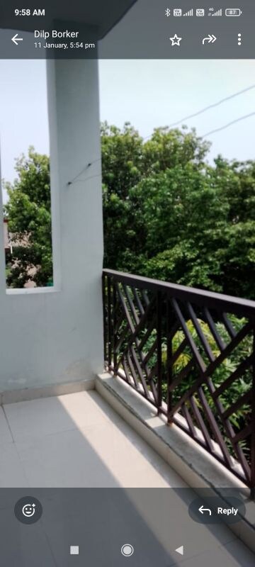 Balcony in 2 BHK Builder Floor at Relaxo Apartment, Sector 46 – for Rent