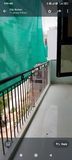 Balcony in 2 BHK Builder Floor at Relaxo Apartment, Sector 46 – for Rent