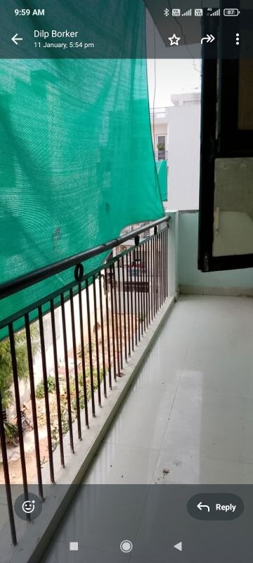 Balcony in 2 BHK Builder Floor at Relaxo Apartment, Sector 46 – for Rent