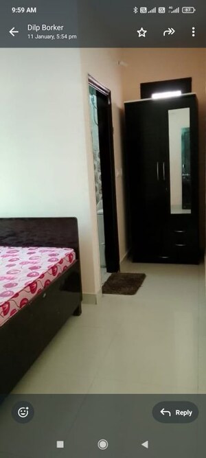 Bedroom in 2 BHK Builder Floor at Relaxo Apartment, Sector 46 – for Rent