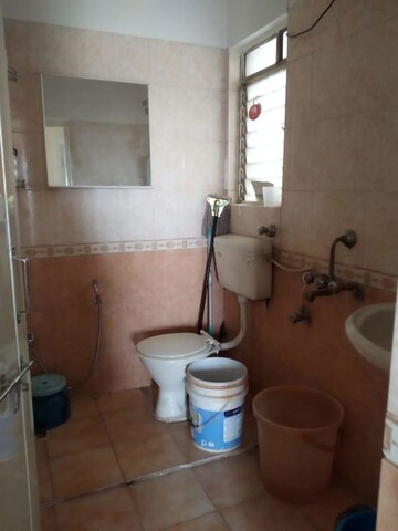 Bathroom in 3 BHK Apartment at Mahatma Society – for Rent