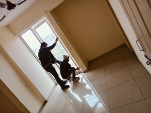 Bathroom in 2 BHK Apartment at Wave Dream Homes, Wave City – for Rent