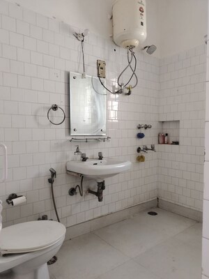 Bathroom in 2 BHK Apartment at Vasant Kunj – for Rent