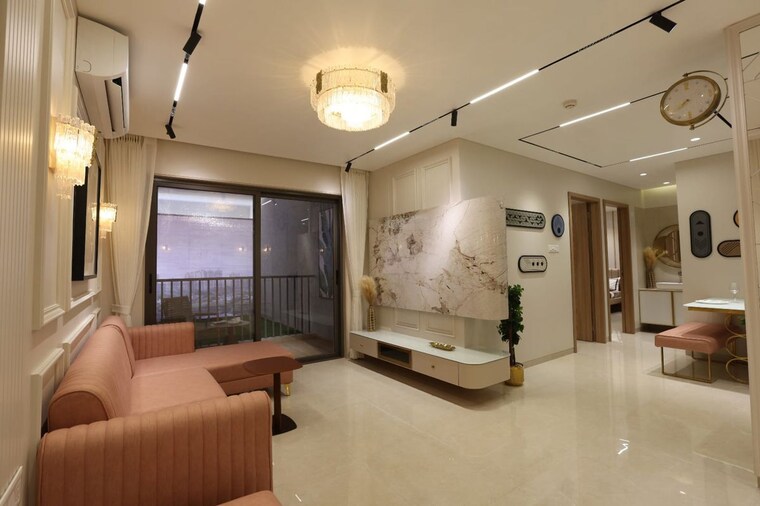 Living Room, vishal-eastern-front 2 Bedroom 813 Sq.Ft. Apartment In Mundhwa Pune 9931921