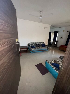 Living Room in 2 BHK Apartment at Goel Ganga Hill Mist Garden, Kondhwa – for Rent