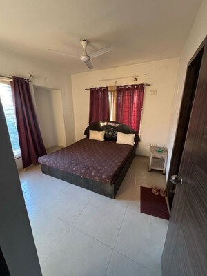 Bedroom in 2 BHK Apartment at Goel Ganga Hill Mist Garden, Kondhwa – for Rent