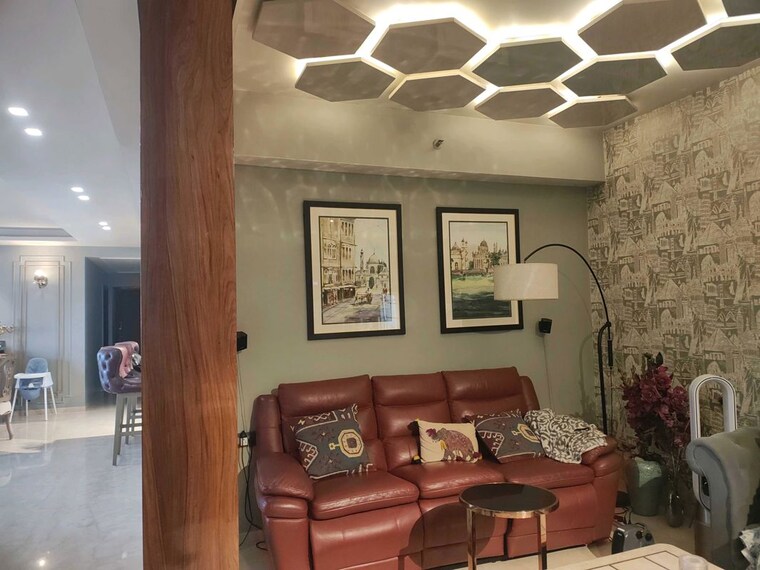 Living Room, tata-raheja-raisina-residency 4 Bedroom 3829 Sq.Ft. Apartment In Sector 59 Gurgaon 9931966
