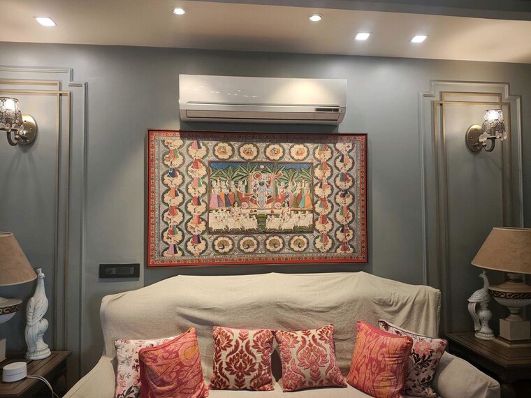 Living Room, tata-raheja-raisina-residency 4 Bedroom 3829 Sq.Ft. Apartment In Sector 59 Gurgaon 9931966