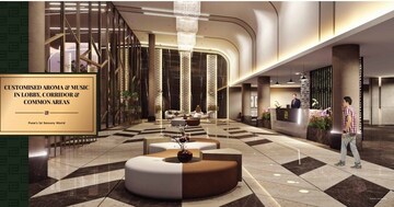 Building Lobby in 4 BHK Apartment at Livience Aleenta, Baner – for Sale