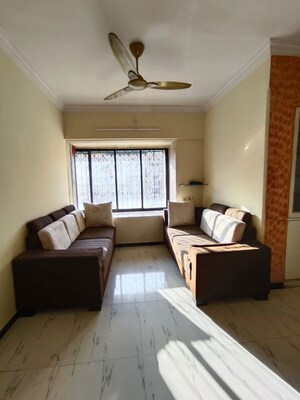 Living Room in 2 BHK Apartment at Cosmos Heritage, Manpada – for Sale