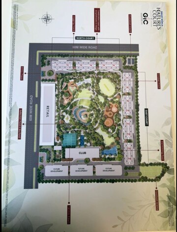 Master Plan in 1.5 BHK Apartment at Smart World Natures Court, Manesar Sector 9 – for Sale