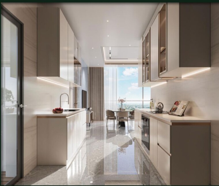 Kitchen, smart-world-natures-court 2.5 Bedroom 1360 Sq.Ft. Apartment In Manesar Sector 9 Gurgaon 9932137