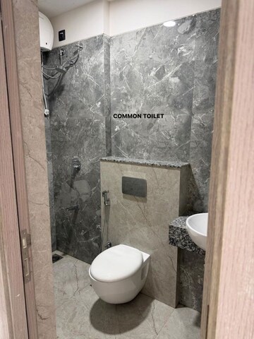 Attached Bathroom in 2 BHK Apartment at Antariksh Ace, Bandra East – for Rent