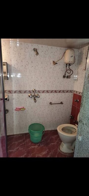 Bathroom in 2 BHK Apartment at HDIL Dheeraj Jamuna, Malad West – for Rent