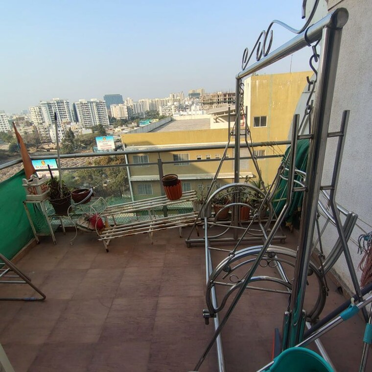 Balcony, sheth-beverly-hills 2 Bedroom 900 Sq.Ft. Apartment In Hinjewadi Pune 9932192