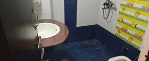 Bathroom in 3 BHK Apartment at Sector 11 Dwarka – for Rent