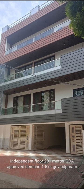 3 BHK Builder Floor – Exterior View View at Govindpuram - for Sale