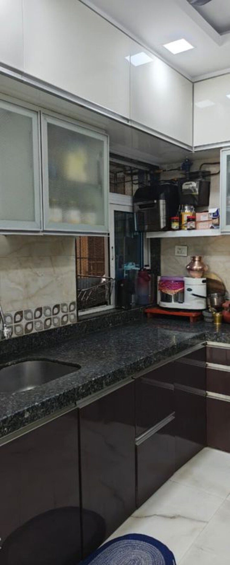 Kitchen, vasant-leela-apartment 2 Bedroom 800 Sq.Ft. Apartment In Ghodbunder Road Thane 9932289