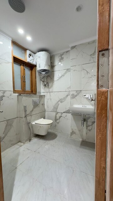 Bathroom in 2 BHK Builder Floor at Chattarpur – for Rent