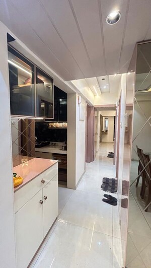 Kitchen in 2 BHK Apartment at Shree Tirupati STG Signature Residency, Thane West – for Rent