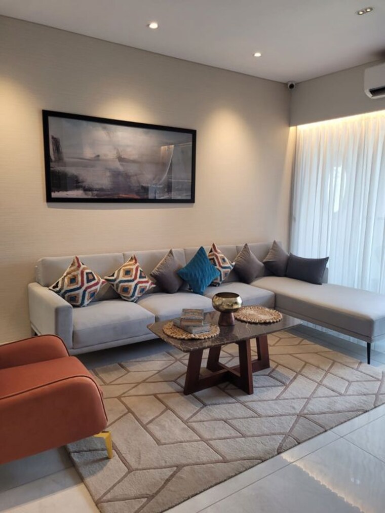Living Room, mantra-magnus 3 Bedroom 1560 Sq.Ft. Apartment In Mundhwa Pune 9932275