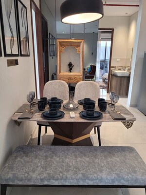 Dining area in 3 BHK Apartment at Mantra Magnus, Mundhwa – for Sale