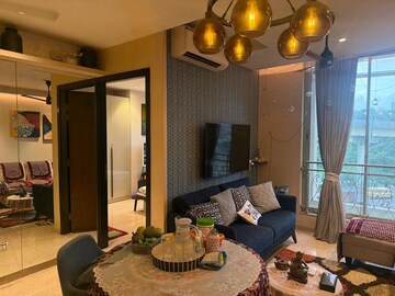 Living Room in 1 BHK Apartment at One Hiranandani Park, Ghodbunder Road – for Sale