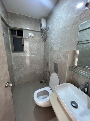 Bathroom in 2 BHK Apartment at MK Gracia, Amboli – for Rent