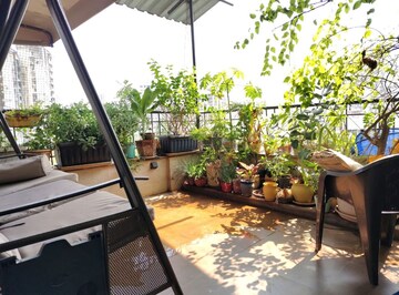 Balcony in 3 BHK Apartment at Purushottam Plaza, Kasarvadavali – for Sale