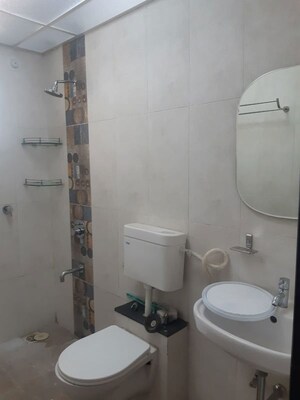 Bathroom in 3 BHK Apartment at Vandana Residency Kharadi, Kharadi – for Rent