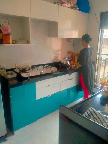 Kitchen in 2 BHK Apartment at Kishor Nagar CHS, Kopri – for Rent