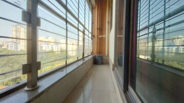 Balcony in 3 BHK Apartment at Vijay Orion II, Ghodbunder Road – for Rent