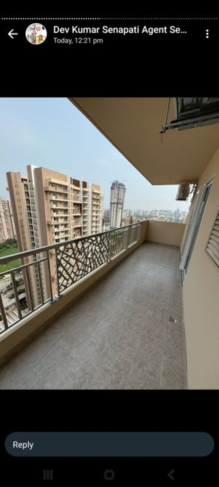 Balcony, aba-ivy-county 4 Bedroom 2511 Sq.Ft. Apartment In Sector 75 Noida 9932399