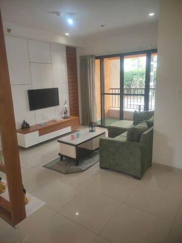 Living Room in 2 BHK Apartment at Magarpatta Riverview City Hornbill Heights, Loni Kalbhor – for Sale