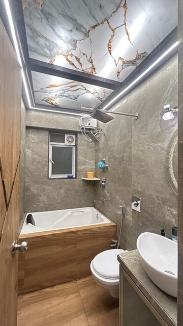 Bathroom in 2 BHK Apartment at Shree Tirupati STG Signature Residency, Thane West – for Sale