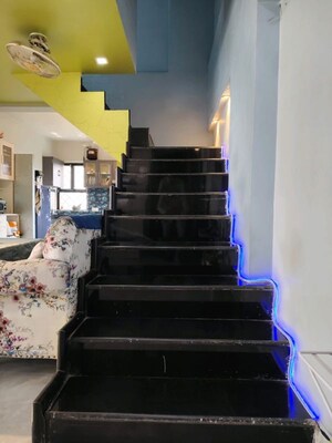 Staircase in 3 BHK Apartment at Purushottam Plaza, Kasarvadavali – for Sale