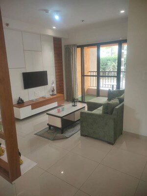 Living Room in 2.5 BHK Apartment at Magarpatta Riverview City Hornbill Heights, Loni Kalbhor – for Sale