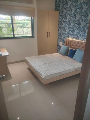 Bedroom in 2.5 BHK Apartment at Magarpatta Riverview City Hornbill Heights, Loni Kalbhor – for Sale