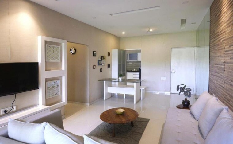Living Room, sai-proviso-leisure-town 1 Bedroom 600 Sq.Ft. Apartment In Hadapsar Pune 9932526