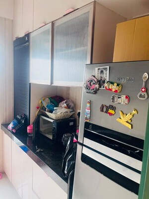 Kitchen in 1.5 BHK Apartment at Sheth Zuri, Laxmi Nagar – for Sale