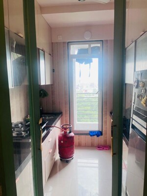 Kitchen in 1.5 BHK Apartment at Sheth Zuri, Laxmi Nagar – for Sale