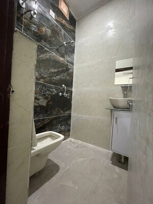 Bathroom in 2 BHK Builder Floor at Dhakoli – for Rent